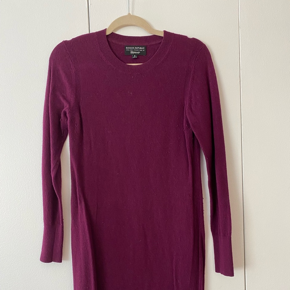 Maroon Sweater Dress
